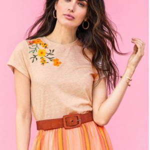 Everything Embroidered Tee, Size Medium by Matilda Jane Clothing