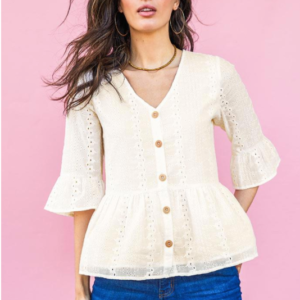 Have a Good Day Blouse size Medium by Matilda Jane