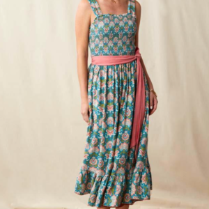 Hummingbird Mother's Day Smocked Neck Midi Dress, Size Large by Matilda Jane  Clothing